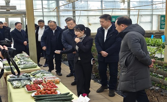 9.王岩董事长陪同双阳区委副书记、、、代区长姜楠一行至农业总公司旅行考察_副本.jpg